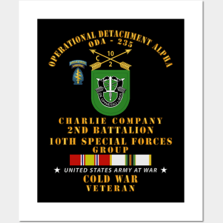 ODA 235 - C Co, 2nd Bn 10th SFG w COLD SVC Posters and Art